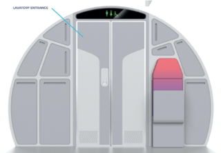 Lavatory entrance / doors